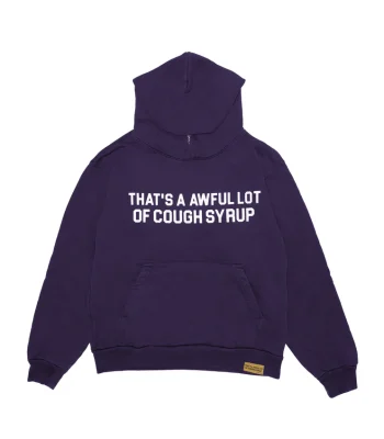 Awful Lot Of Cough Syrup Hoodie in front side